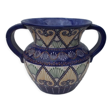 Quimper Henriot faience vase
