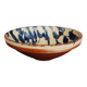 20th century glazed terracotta salad bowl