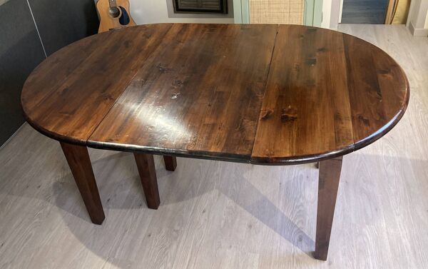 Table à manger ovale extensible