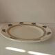 Round plate Longwy Art Deco