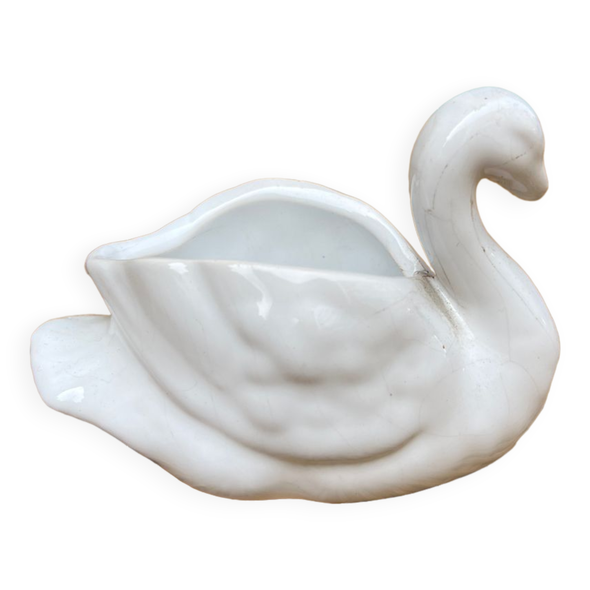 Porcelain swan
