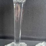 Pair of crystal candle holders - Cristallerie Nachtmann