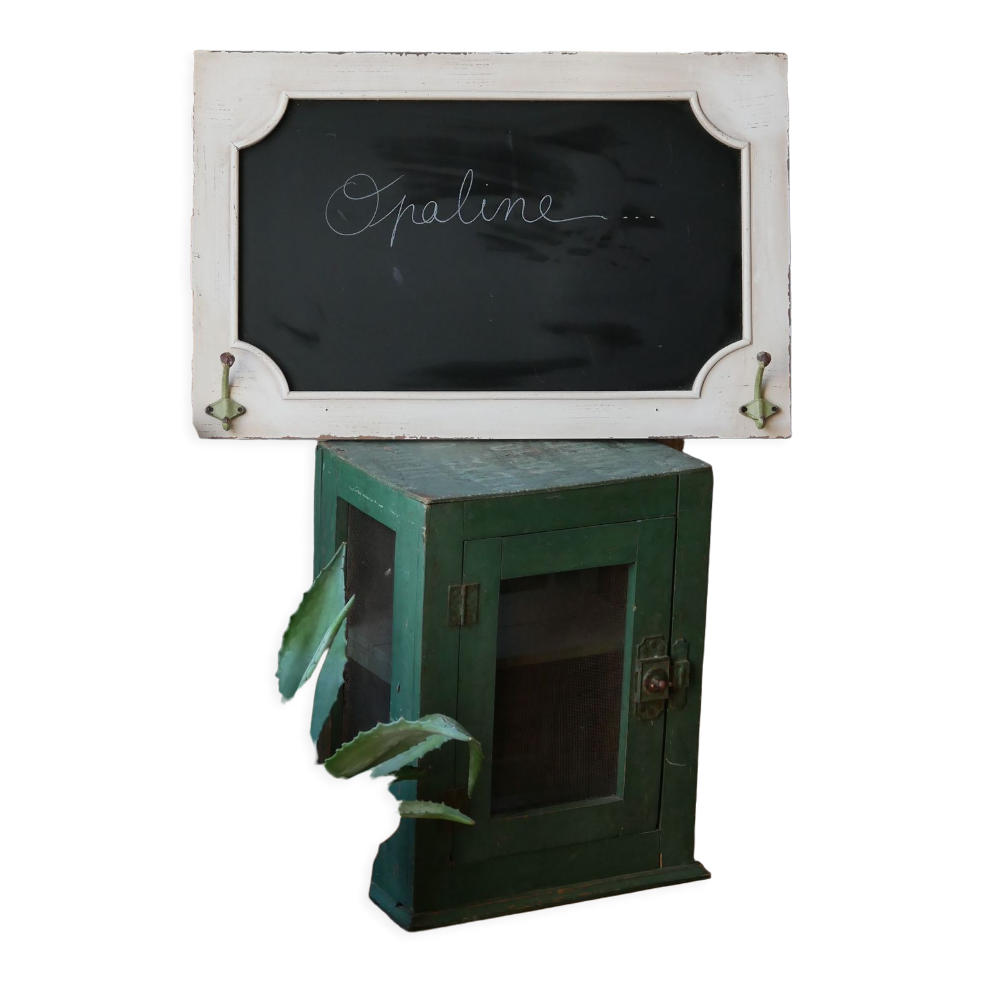 Coat hook slate board