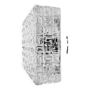 Vintage Glass Wall Or Ceiling Light, 1970s