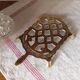 Brass turtle flat bottom
