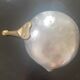 Large and rare Sicilian spoon in aluminum and brass