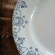 7 antique dessert plates in ironstone