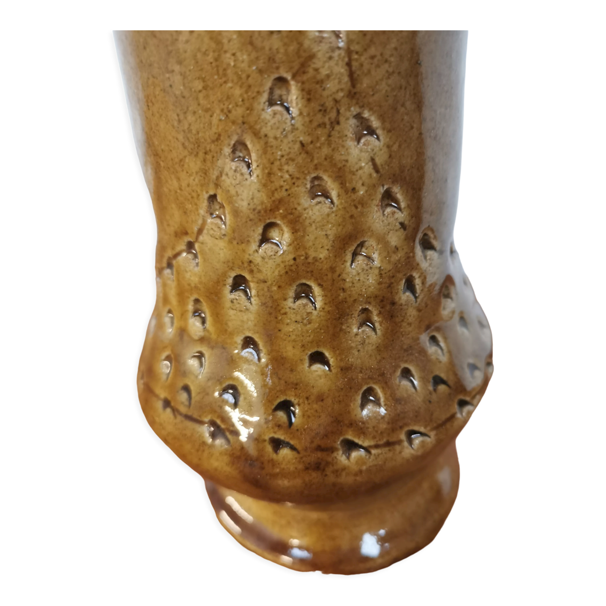 Zoomorphic 'owl' ceramic vase