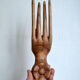 Hand of Buddha baguier carved wood