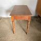 Solid wood desk table turned legs 100x52cm