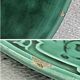 3 dessert plates XIX Sarreguemines Majolica shaded enamel Rubelles