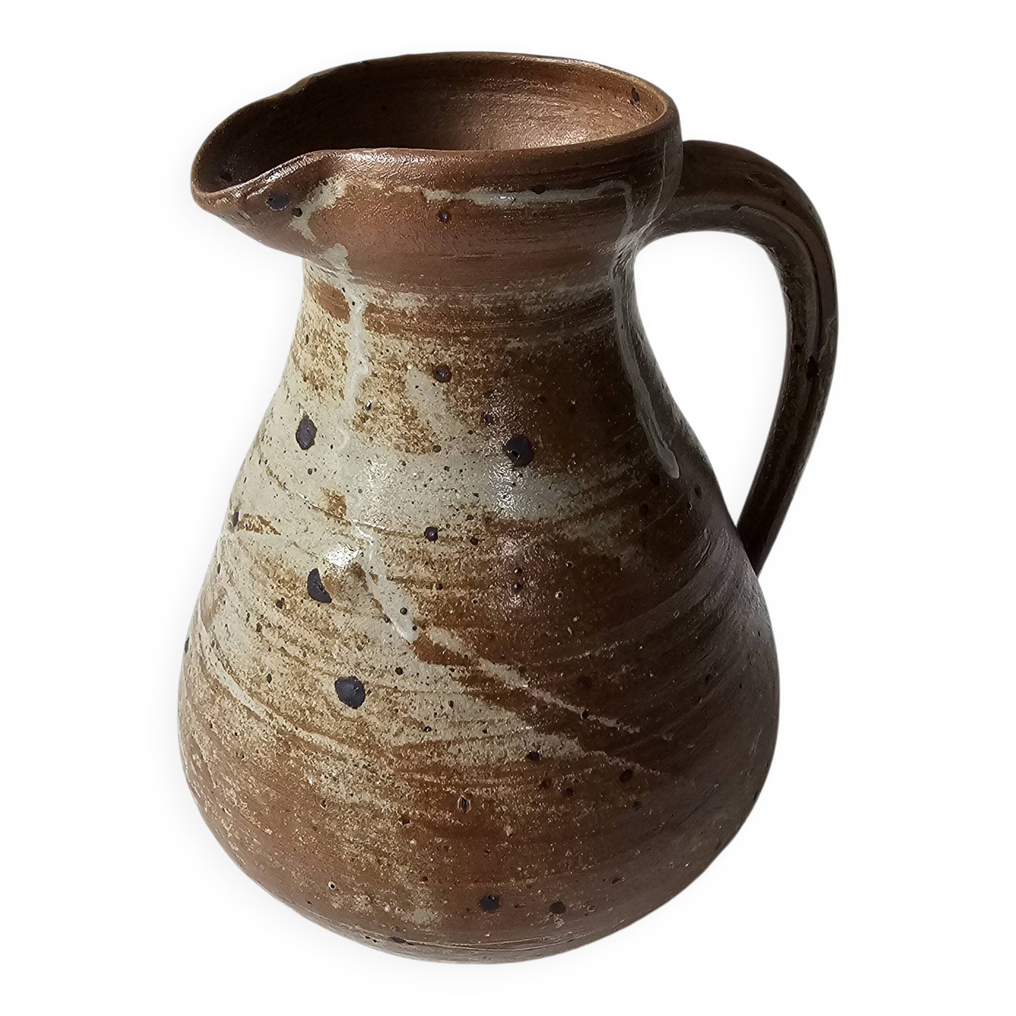 Ceramic stoneware pitcher - Signed Pictogram (Paw)