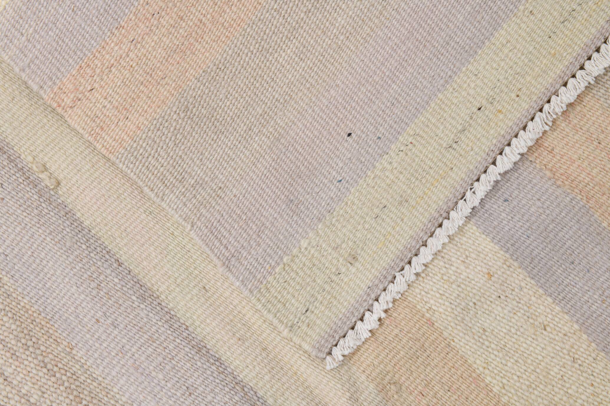 8x10 Salmon & Blue Soft Vintage Rug, 229x311Cm SK33342