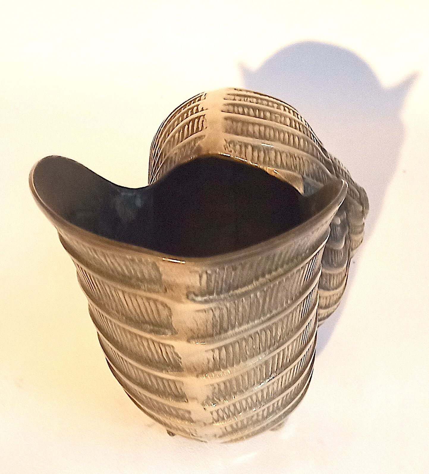 Champagne bucket shell shape Nautilus Giovanni Patrini brass Width 23.3 cm