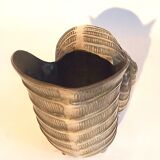 Champagne bucket shell shape Nautilus Giovanni Patrini brass Width 23.3 cm