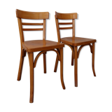 Pair of Baumann chairs as new