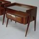 Pair of Italian Mid-Century Modern Bedside Tables, 1950s