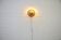Vintage wall lamp in pleated fabric