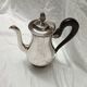tea and coffee set 5 pieces in silver metal Gallia for Christofle model "Malmaison"