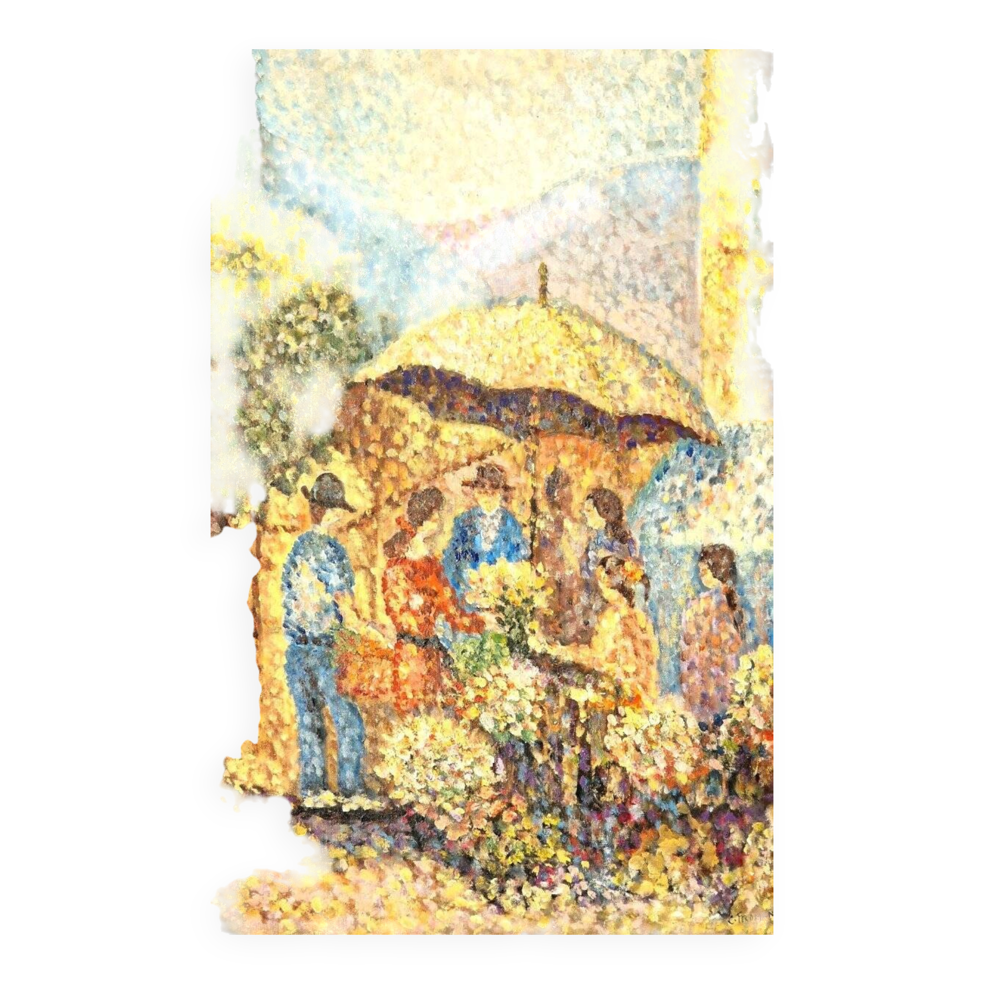 The Flower Market by Colette Fromentin