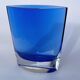 Vase en verre vintage Murano Sommerso 1970