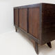 Buffet vintage en bois de wengé avec pieds évasés vers l'extérieur