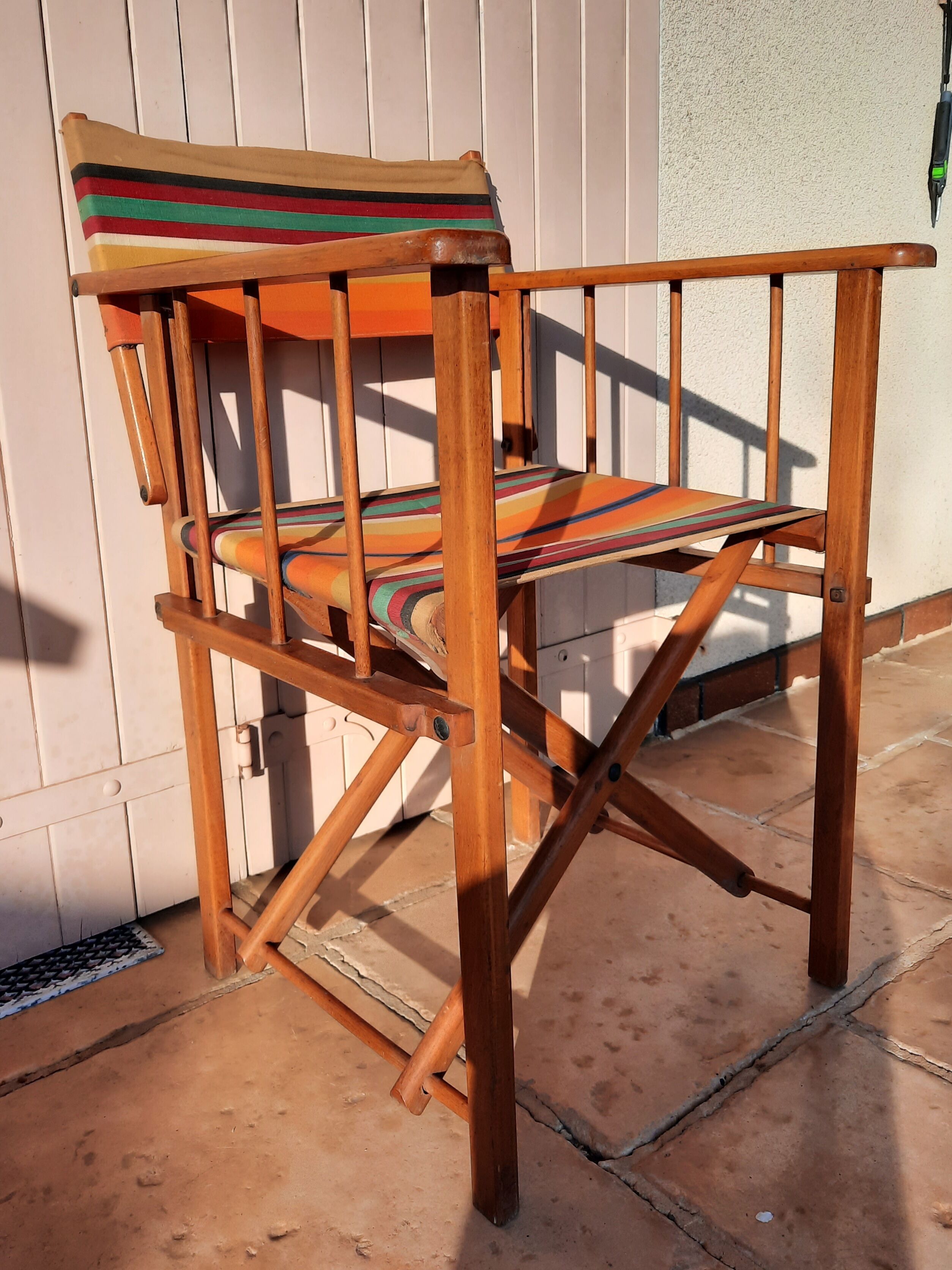 Lot de 5 fauteuils pliants vintage années 60