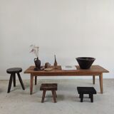Coffee table in recycled solid teak L:161cm