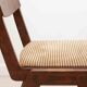 Scandinavian style bistro chair in dark oak