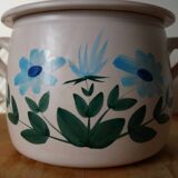 Hand-painted rustic soup