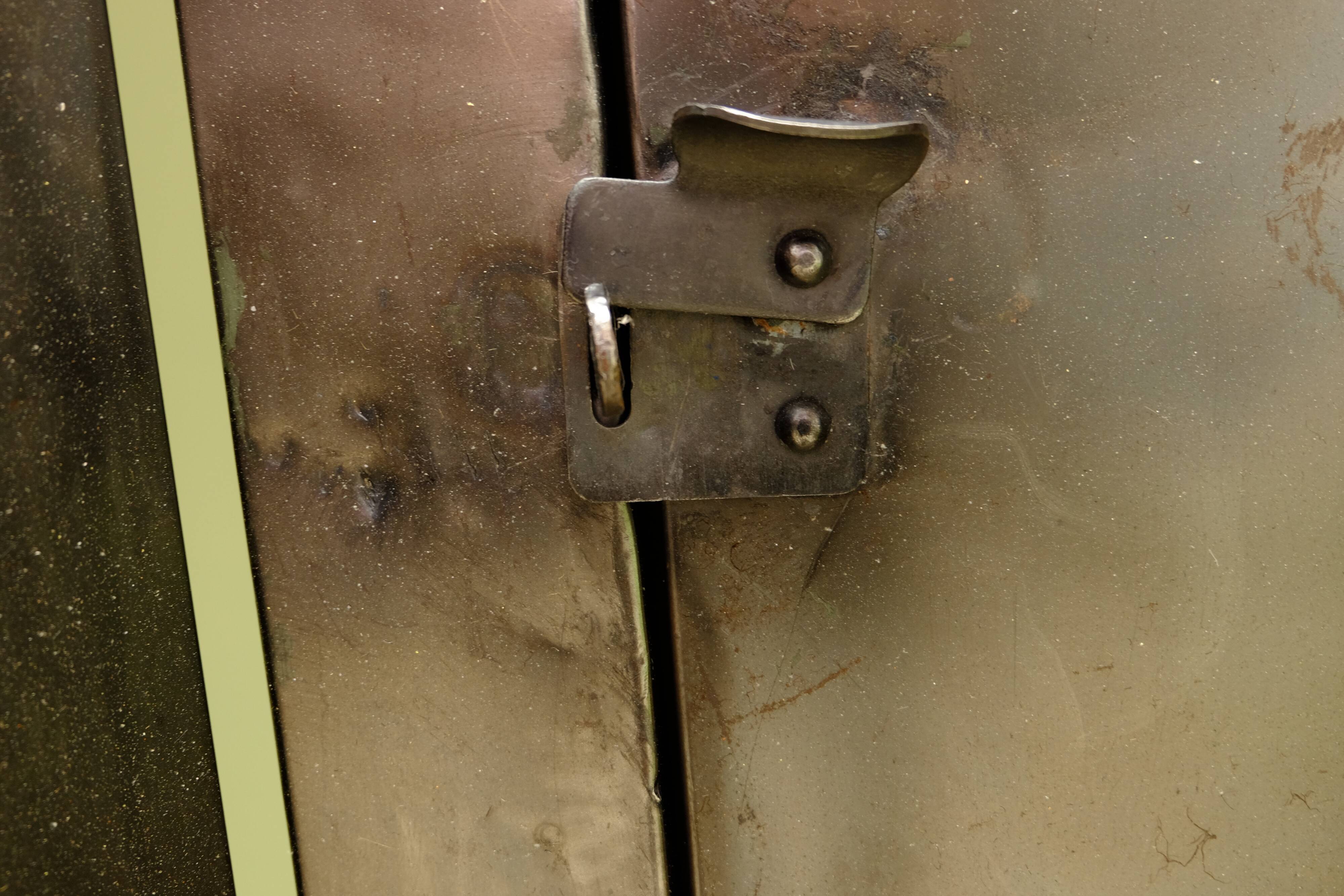 Industrial metal cloakroom