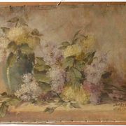 Painting by Jakub Obrovsky still life bouquet of flowers