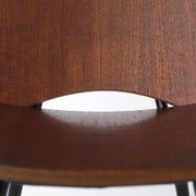 Mid Century Danish Chair 1950s Teak Plywood Chair, Scandinavian Vintage