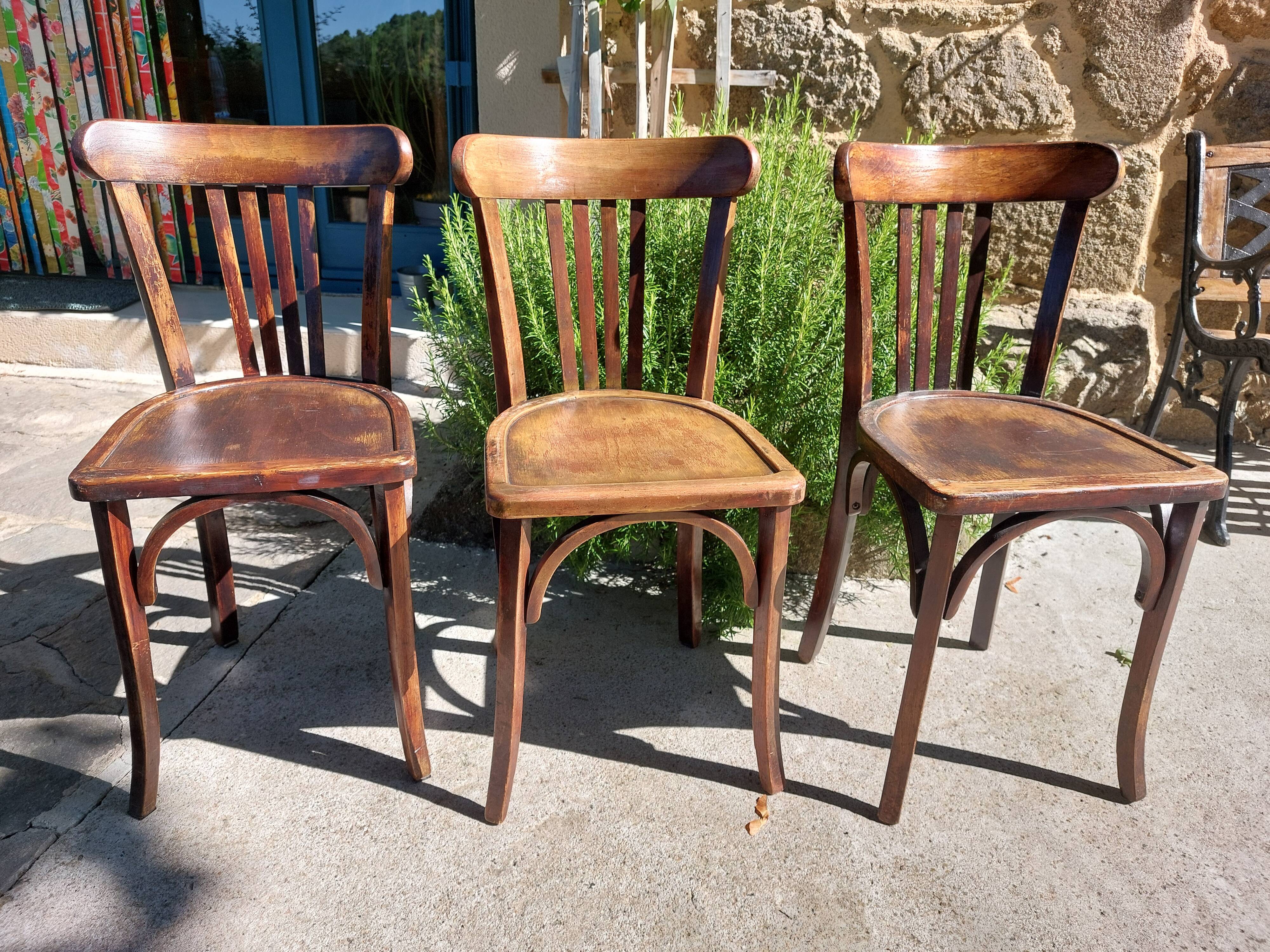set of 3 bistro chairs