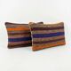 Set of 2 vintage kilim cushion covers 41x61 cm