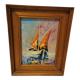 Huile sur bois