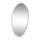 Beveled oval mirror to pose art deco 40s 50s 15x55cm