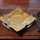 Arcoroc vintage glass plate service