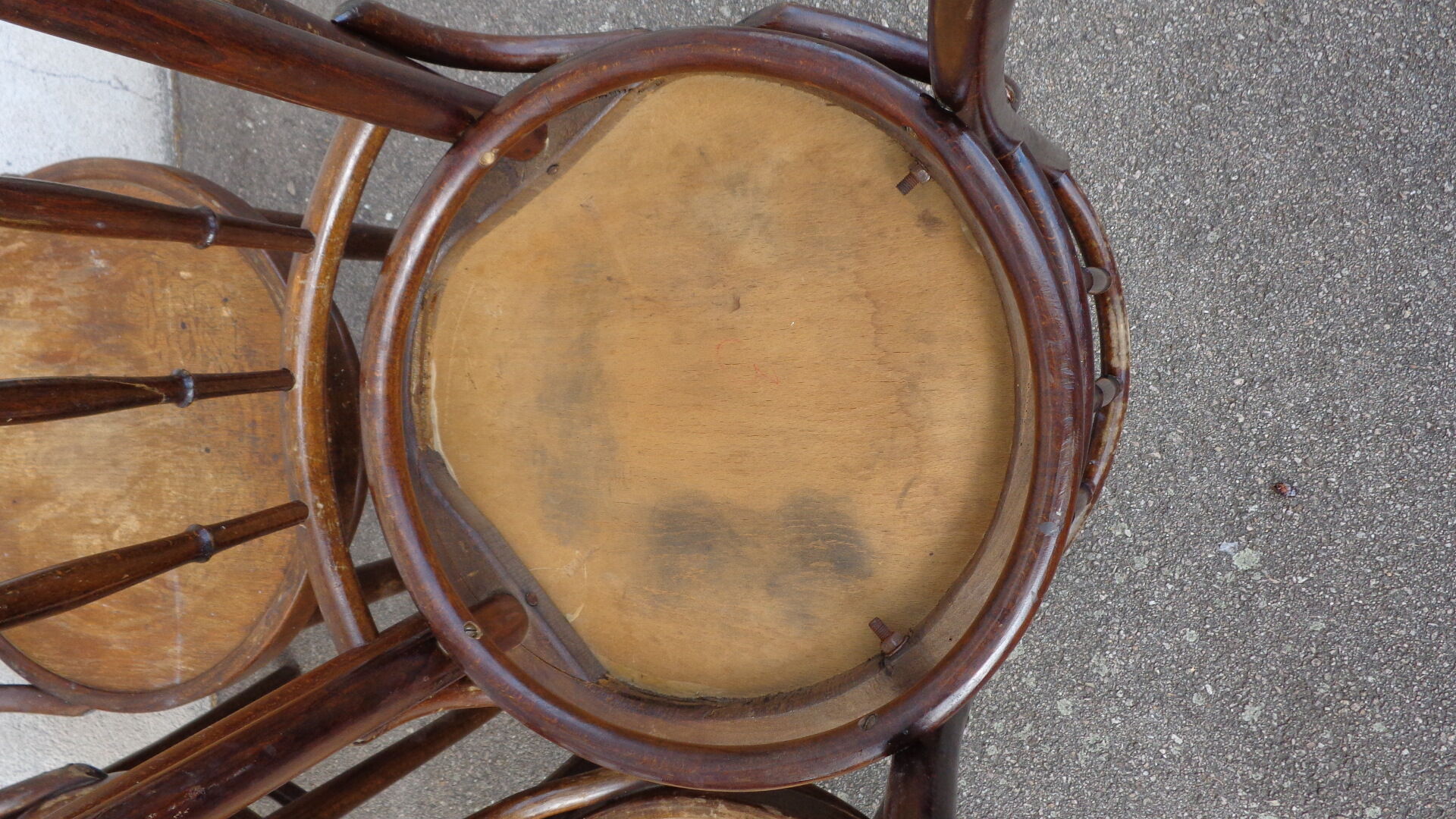 Set of bistro chairs