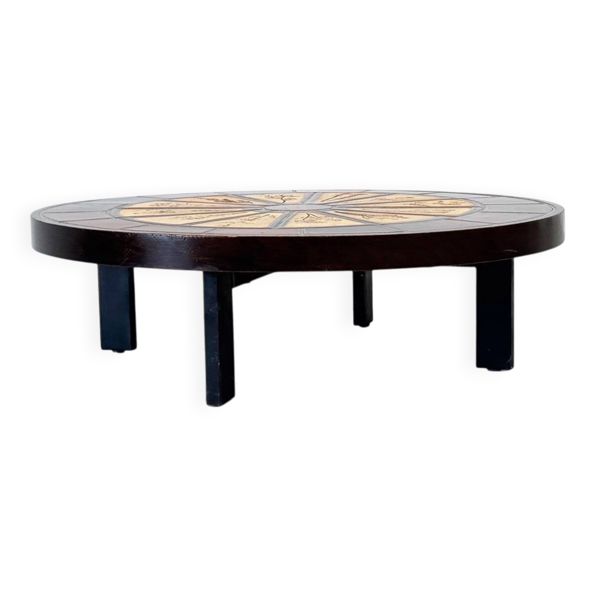 Rare Roger Capron ceramic coffee table