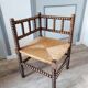 Mulched corner armchair arts and crafts style