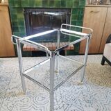 Convertible vintage rolling serving cart