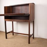 Scriban bar and secretary in Rosewood and Formica by Hans Olsen for CS Mobler 1960.