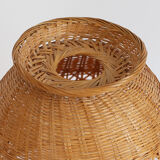 Wicker lampshade