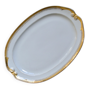 Très grand plat ovale - porcelaine limoges