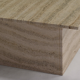 Square travertine coffee table, Italy 1970