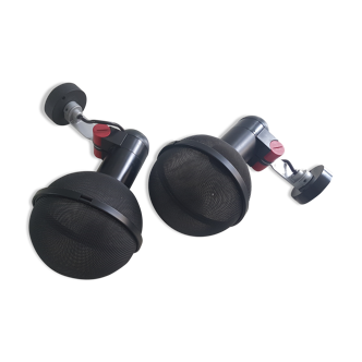 Pair of Roger Tallon Micro wall lamps