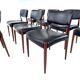 Set of 8 Danish teak chairs by Aksel Bender Madsen & Ejnar Larsen