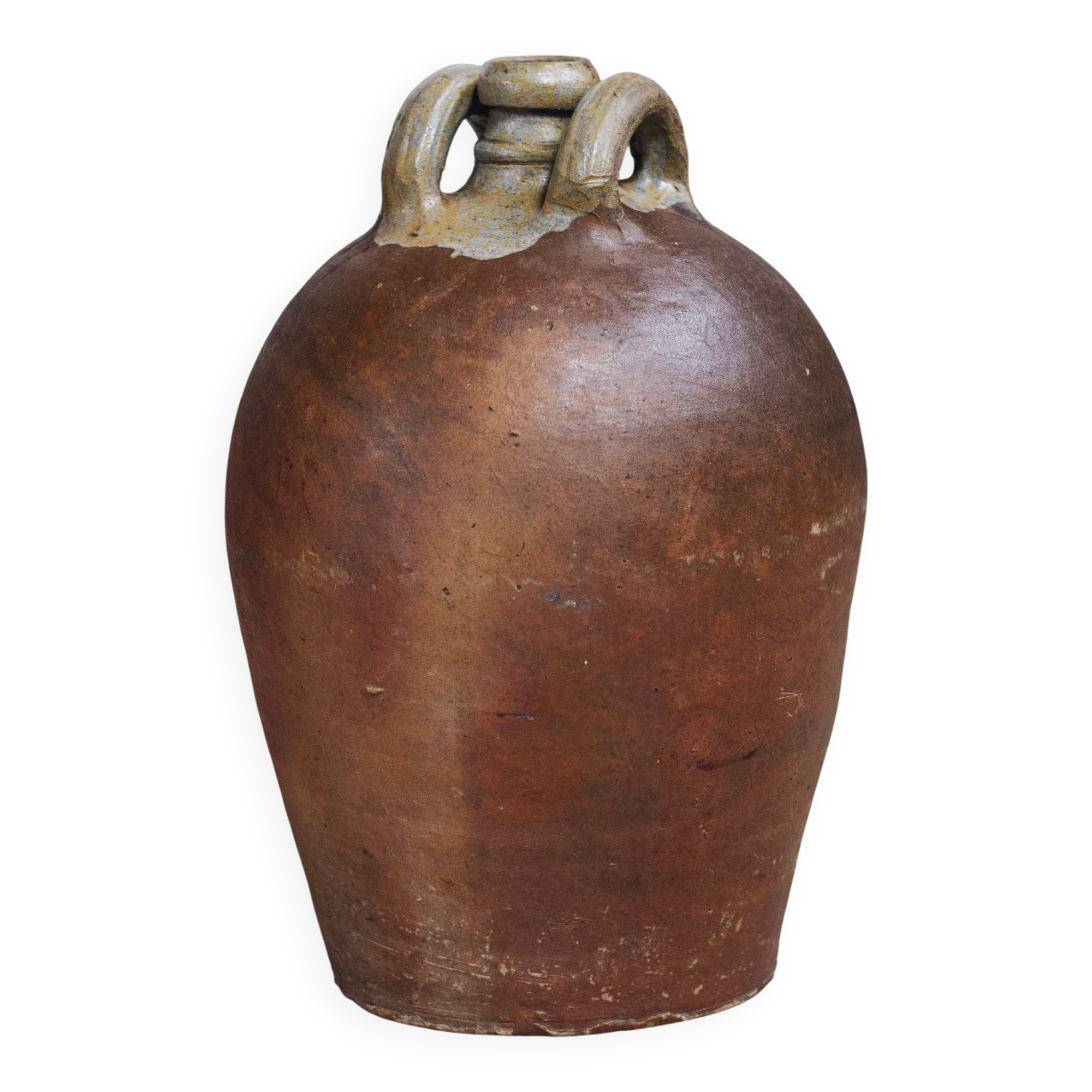 Antique terracotta jar, late 19th - early 20th century