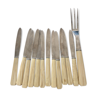 Set of 12 knives 1950